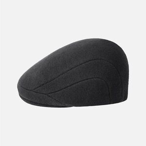 NWT Kangol Men’s Black Wool 507 Cap - size XL
